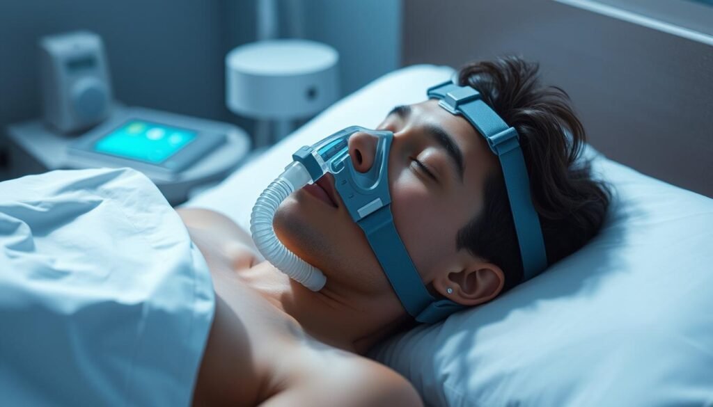 自動調壓睡眠呼吸機的圖片