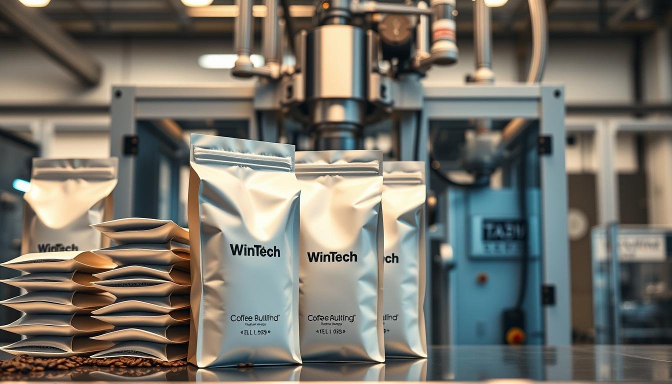 packaging of coffee beans