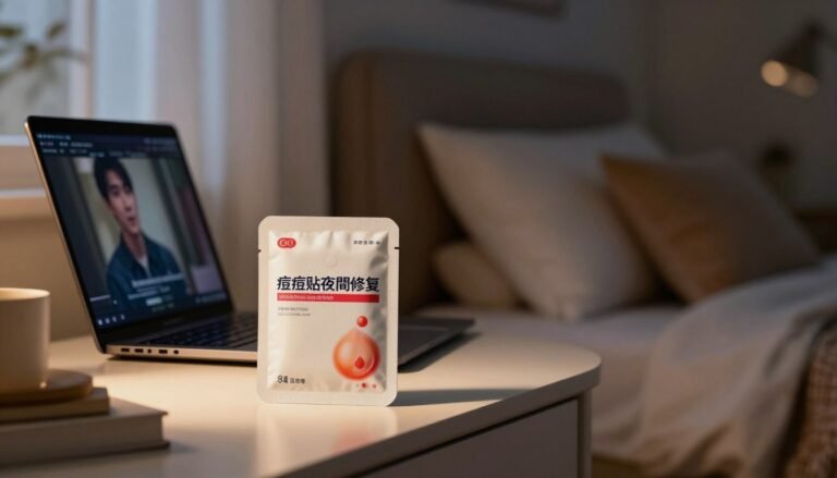 熬夜追劇長痘時的痘痘貼夜間修護指南